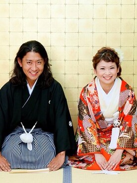 「撮影」｜「アイテム（浴衣）」を使った、mayu◡̈さん（レディース・155cm）の夏コーディネート