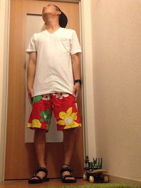 「James（ジェイムス）のアイテム」を使った、びーびー☑︎さん（メンズ・167cm）の夏コーディネート