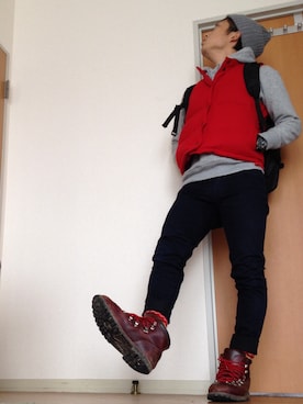 パーカーを使った 足が短い いや 胴が長い の人気ファッションコーディネート Wear