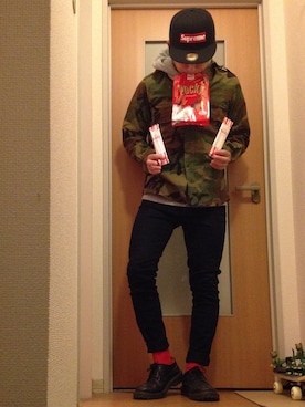 「Ｏ脚」｜「アイテム（ブーツ）」を使った、びーびー☑︎さん（メンズ・167cm）の秋コーディネート