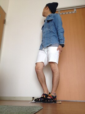 びーびー☑︎さん（メンズ・167cm）の夏コーディネート