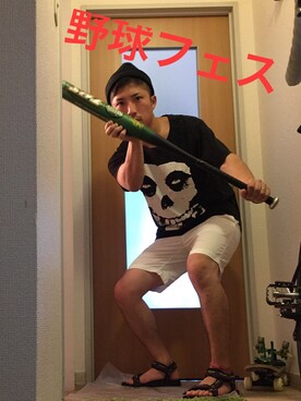 びーびー☑︎さん（メンズ・167cm）の夏コーディネート