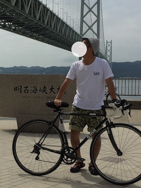 「Ｏ脚」｜「アイテム（トップス）」を使った、びーびー☑︎さん（メンズ・167cm）の秋コーディネート