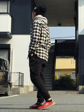 びーびー☑︎さん（メンズ・167cm）の春コーディネート