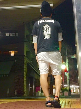 びーびー☑︎さん（メンズ・167cm）の春コーディネート