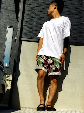 びーびー☑︎さん(メンズ・167cm)の夏コーディネート