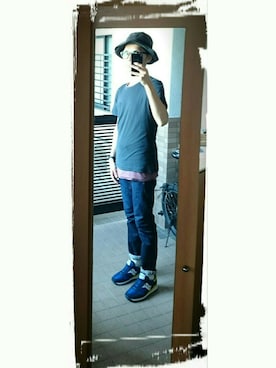 「whitemountaineering」｜フジワラさん（メンズ・178cm）の夏コーディネート