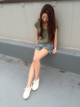 「DURAS（デュラス）のアイテム」を使った、Mikaさん（レディース・161cm）の春コーディネート