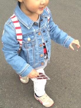 Hannaさん（キッズ・90cm）の春コーディネート