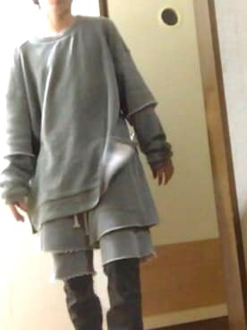 「DANKE SCHON（ダンケシェーン）のアイテム（チノパンツ）」を使った、一網打尽さん（メンズ・167cm）の冬コーディネート
