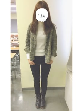yukaさん（レディース・163cm）の冬コーディネート