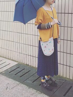 「アイテム（ドラムバッグ、その他）」を使った、ingoringさん（レディース・165cm）の夏コーディネート