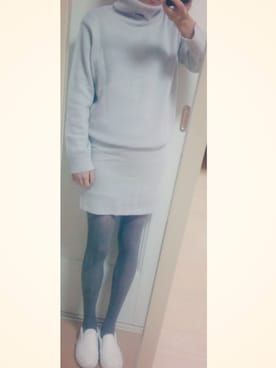「dazzlin（ダズリン）のアイテム（セットアップ）」を使った、who#さん（レディース・150cm）の冬コーディネート