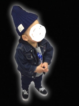 NO NAMEさん(キッズ・80cm)の冬コーディネート