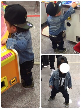 NO NAMEさん（キッズ・80cm）の冬コーディネート