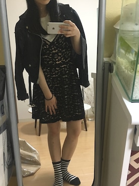 「Hanes」｜「アイテム（ワンピース/ドレス）」を使った、rina さん（レディース・164cm）の夏コーディネート