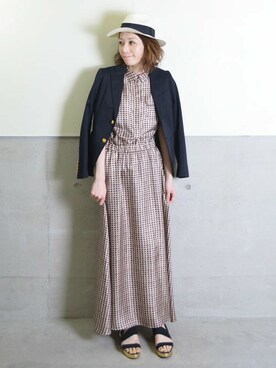 「LUCA/LADY LUCK LUCA（ルカ/レディラックルカ）のアイテム（ワンピース/ドレス）」を使った、OGAWAさん（レディース・163cm）の春コーディネート