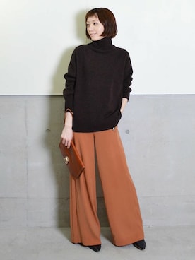 OGAWAさん（レディース・163cm）の秋コーディネート