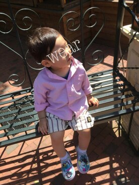 8mam.さん(キッズ・90cm)の夏コーディネート