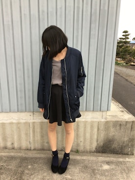 ちゃんりささん（レディース・155cm）の春コーディネート