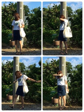 ちゃんりささん（レディース・155cm）の夏コーディネート