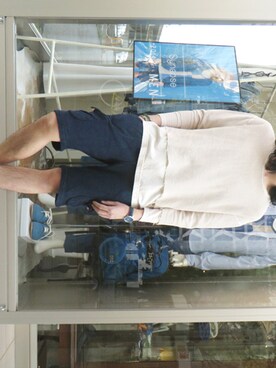 m.fujiiさん（メンズ・181cm）の春コーディネート