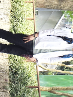 「アイテム（バックパック/リュック）」を使った、m.fujiiさん（メンズ・181cm・30代）の春コーディネート