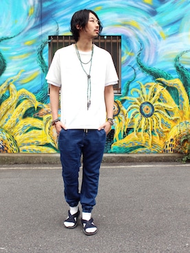 「LAMOND.（ラモンド）のアイテム」を使った、m.fujiiさん（メンズ・181cm）の春コーディネート