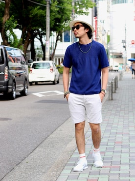 「REMI RELIEF（レミレリーフ）のアイテム」を使った、m.fujiiさん（メンズ・181cm）の春コーディネート