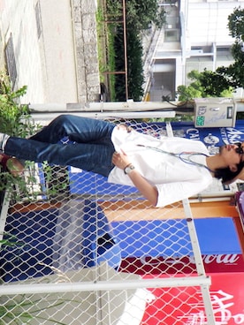 「SETSUNA（セツナ）のアイテム」を使った、m.fujiiさん（メンズ・181cm）の夏コーディネート