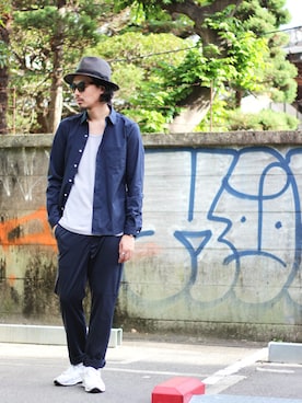 「アイテム（ブレスレット）」を使った、m.fujiiさん（メンズ・181cm・30代）の夏コーディネート