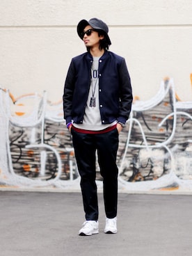 「LAMOND.（ラモンド）のアイテム（ジャケット/アウター）」を使った、m.fujiiさん（メンズ・181cm）の秋コーディネート