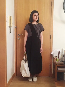 「Heaven Pleaseのアイテム」を使った、lausimさん（レディース・159cm）の春コーディネート