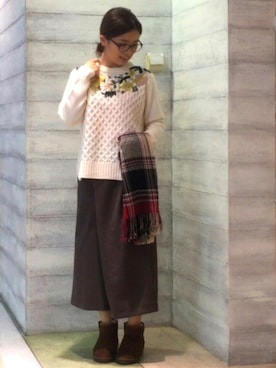 くりーぱー。さん（レディース・158cm）の秋コーディネート