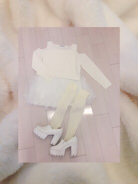 「SWAN（スワン）のアイテム」を使った、越智ゆらのさん（レディース・161cm）の春コーディネート