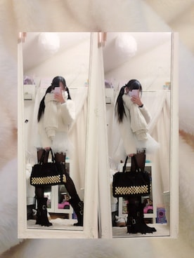 「SWAN（スワン）のアイテム」を使った、越智ゆらのさん（レディース・161cm）の春コーディネート