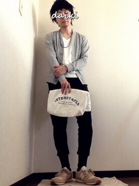 「PLAIN CLOTHING（プレーンクロージング）のアイテム（その他パンツ）」を使った、daikiさん（メンズ・165cm）の秋コーディネート