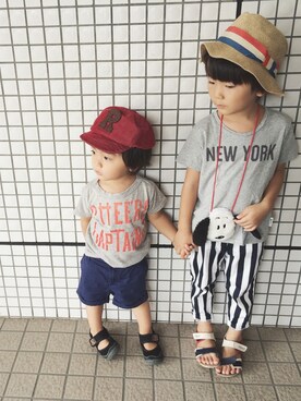 yuuuiさん（キッズ・110cm）の夏コーディネート