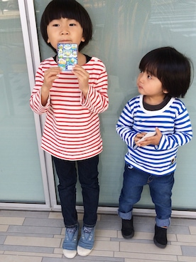 「FORK&SPOON」｜yuuuiさん（キッズ・110cm）の春コーディネート