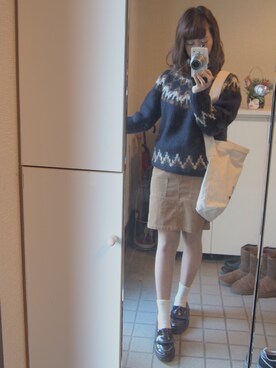 nさん（レディース・155cm）の冬コーディネート