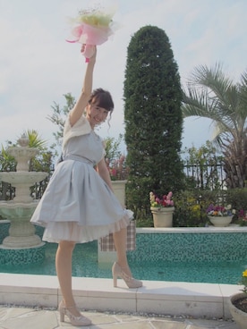 「LODISPOTTO（ロディスポット）のアイテム（その他アウター）」を使った、nさん（レディース・155cm）の春コーディネート