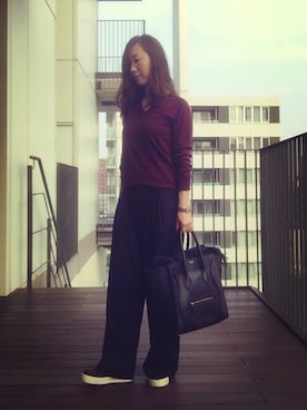 MKoさん（レディース・161cm）の秋コーディネート