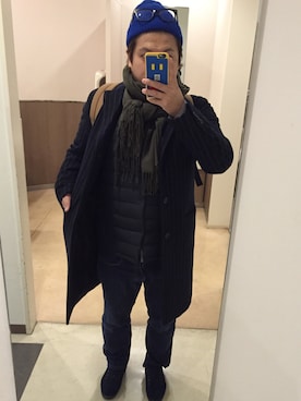 「Spick & Span（スピックアンドスパン）のアイテム」を使った、まぁ。さん（メンズ・169cm）の冬コーディネート
