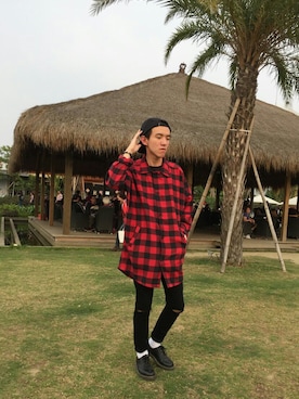 「StoneAsのアイテム」を使った、Vuittonさん（メンズ・170cm）の春コーディネート