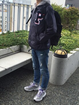「the POOL aoyama（ザプールアオヤマ）のアイテム（ジャケット/アウター）」を使った、okikuさん（メンズ・169cm）の冬コーディネート