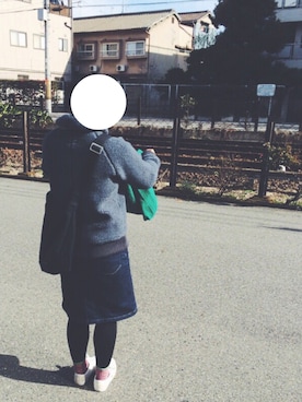 「HELLY HANSEN（ヘリーハンセン）のアイテム（その他アウター）」を使った、threeeさん（レディース・158cm）の春コーディネート