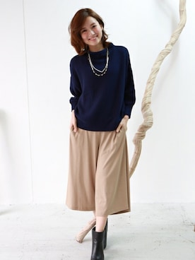 「REAL CUBE（リアルキューブ）のアイテム」を使った、REALCUBEさん（レディース・155cm）の春コーディネート