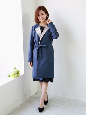 「REAL CUBE（リアルキューブ）のアイテム」を使った、REALCUBEさん（レディース・155cm）の春コーディネート