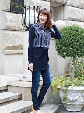 REALCUBEさん（レディース・169cm）の春コーディネート