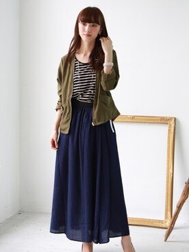 REALCUBEさん（レディース・158cm）の春コーディネート